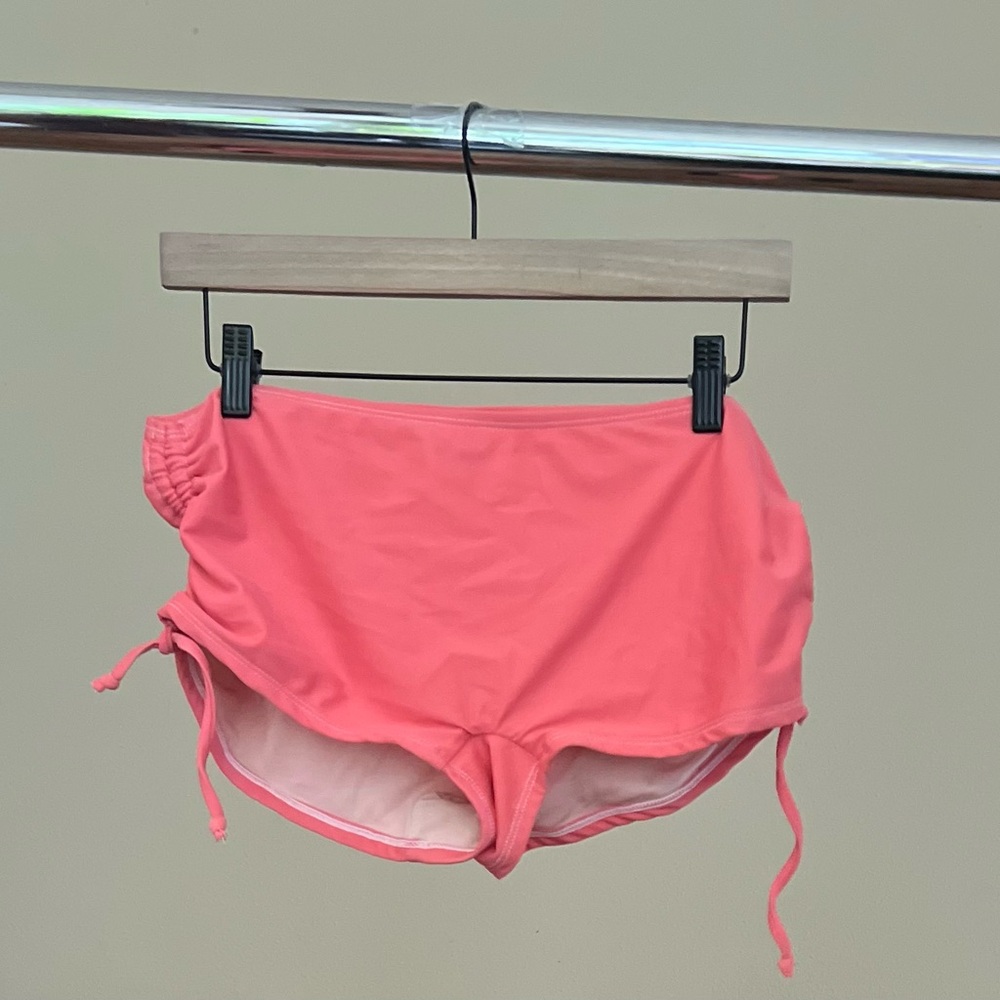Popina Swim Shorts | Size Large | Coral Pink